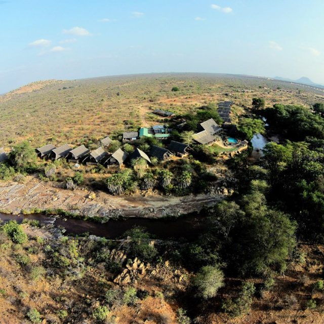 Man Eaters Camp Tsavo is an exclusive lodge comprising of 31 tents